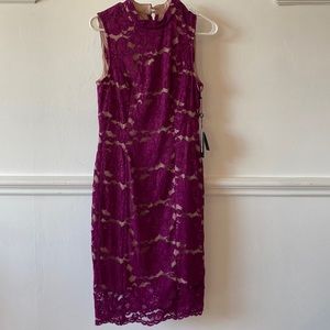 Adrianna Papell Purple woman’s dress,size 6, brand new with tags on